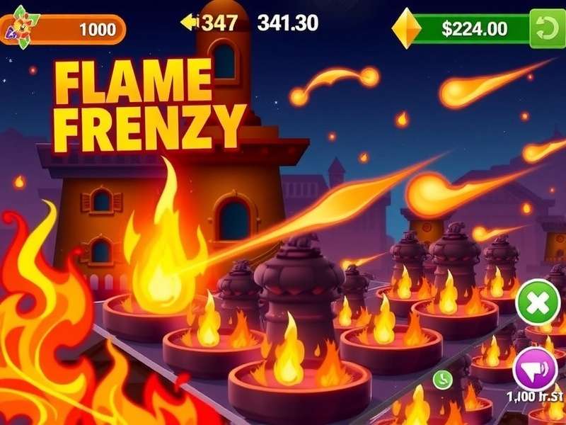 Flame Frenzy Game Screenshot